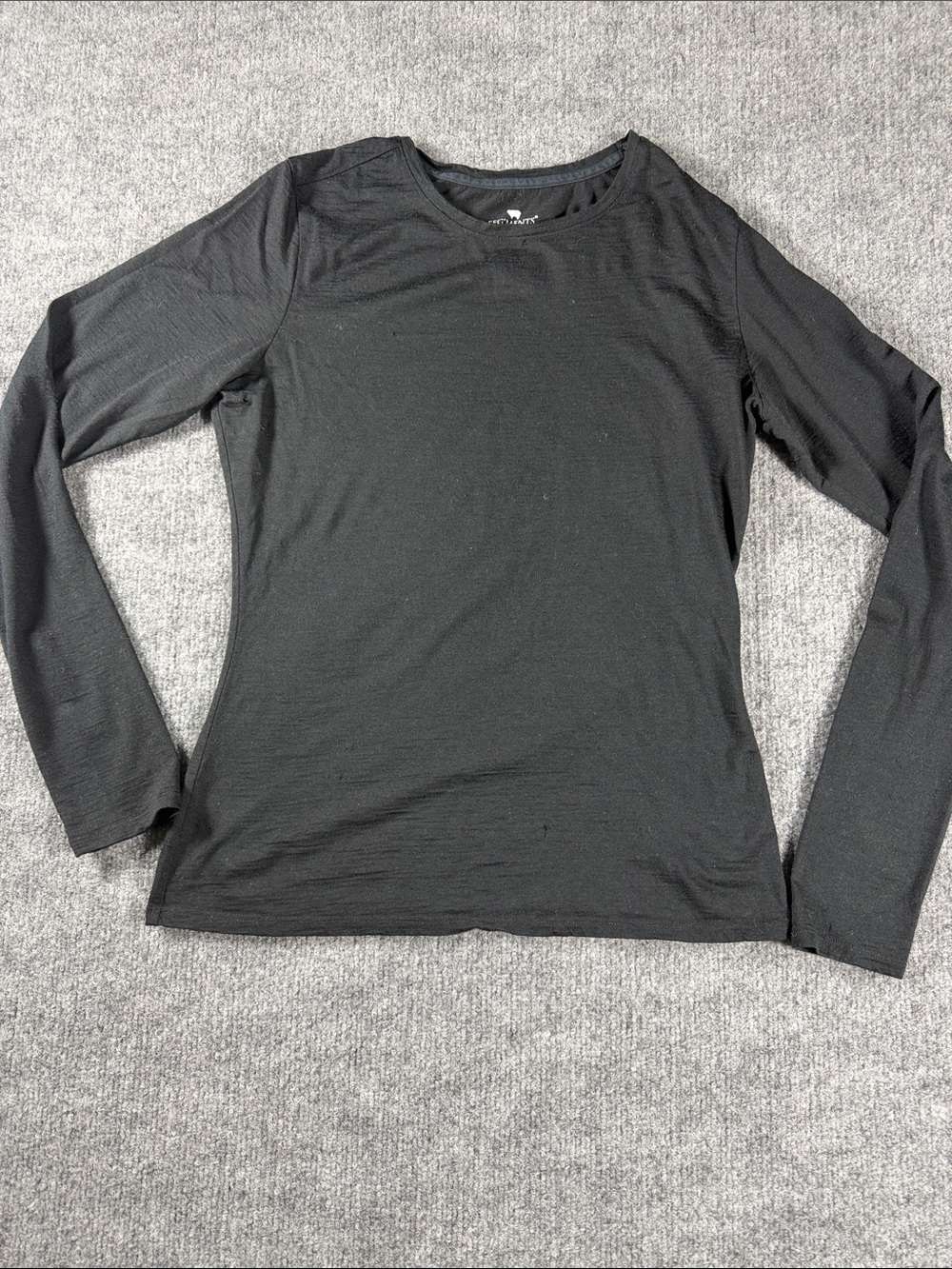 Segments Women's Merino Wool Long Sleeve Top, Black